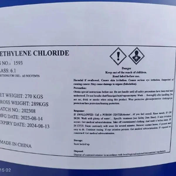 Sıvı Kromatografi için %99,5 DCM Diklorometan CAS No 75-09-2
